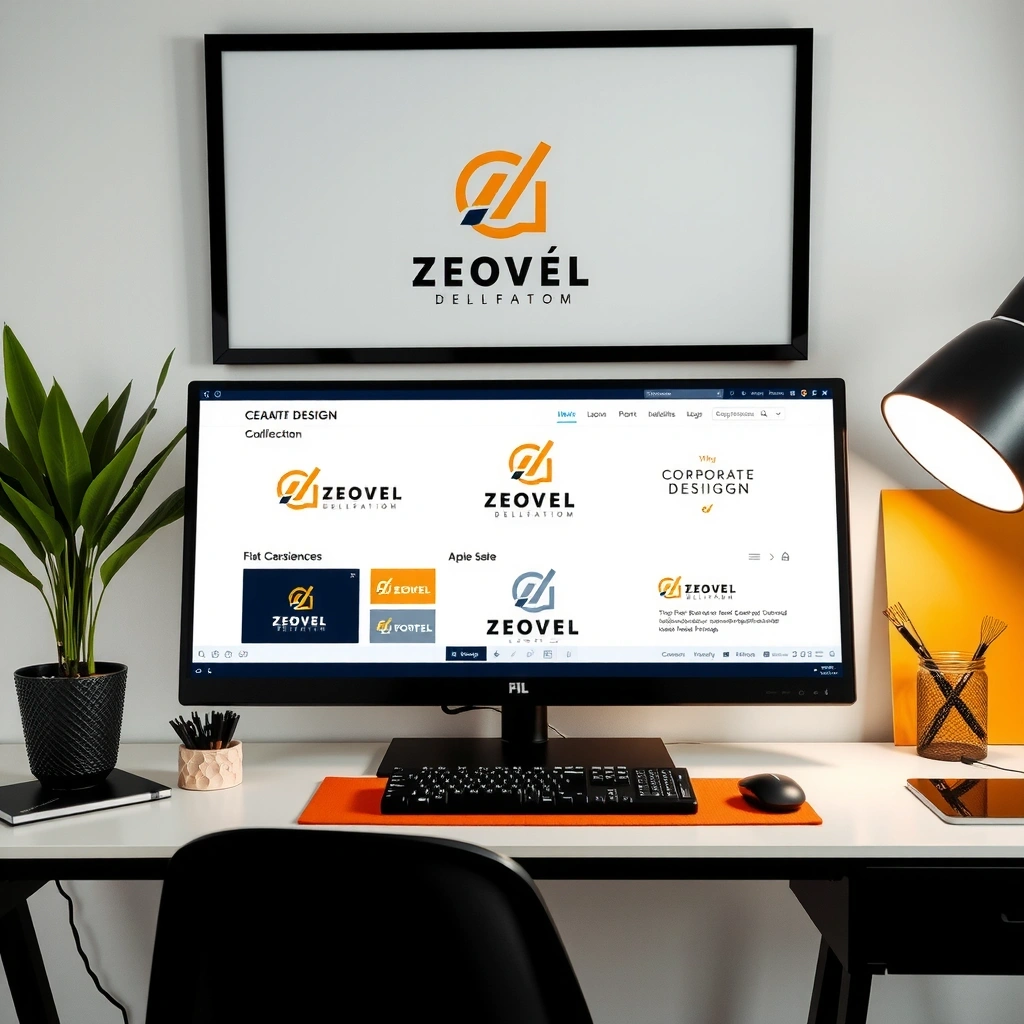 Graphic design portfolio with logos, branding materials, and marketing collateral